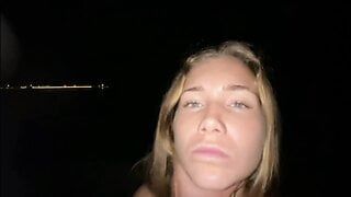 Sex with a stranger on the beach