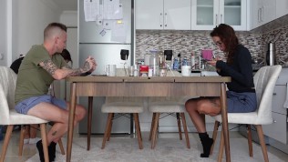 Fucked the housekeeper in front of his wife! Very HOT SLUT!