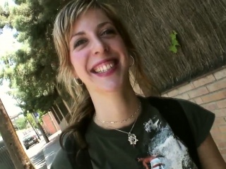 Torbe caught this cute blonde in the streets and after a