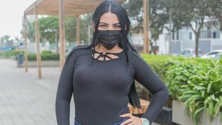 Venezuelan super ass babe caught on rebound