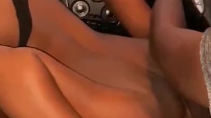 Sharing an African busty slut is caring