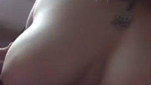 busty bitch goth gf big titties tattoed on drugs plain with her boobs ginger