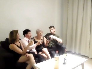 Orgy with my sister and two strangers we met in a bar
