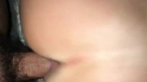 Pawg slut creaming on big brown dick