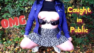 Real British Slut Skipped College UK PUBLIC Flashing GONE WRONG