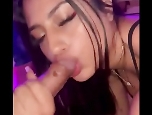 Petite Colombian College Girl Deep Throat and Tight Pussy Fuck Cum on My Face