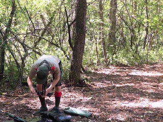 Dirty Troop leader barebacks twink scout