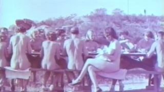 Outdoor Nudists Enjoying Naked Lifestyle (1950s Vintage)