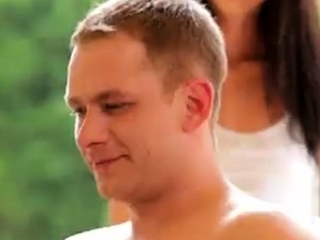 Small titted teen Bella masturbates outdoors