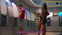 These Two Gold Digger Get Fucked From The ATM