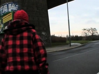 Filthy teen whore fucks