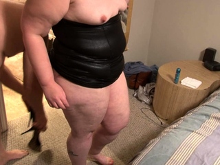Big assed busty tit fuck and blowjob