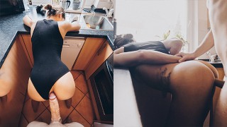 hot babe run out of milk for her espresso | NAUGHTY CORNER