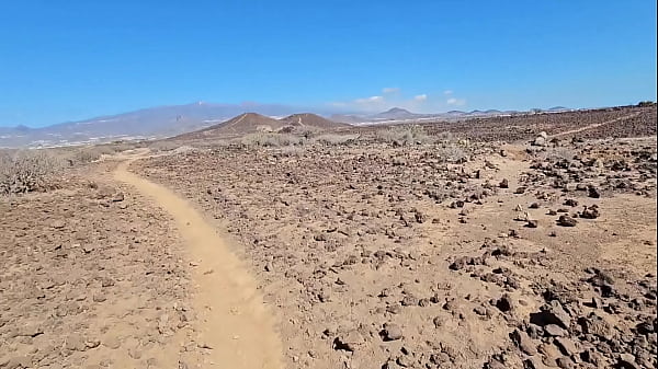 Real sex in the yellow mountain desert. Full video on my Red Page.