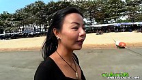 Big dick pounds tight Asian g spot